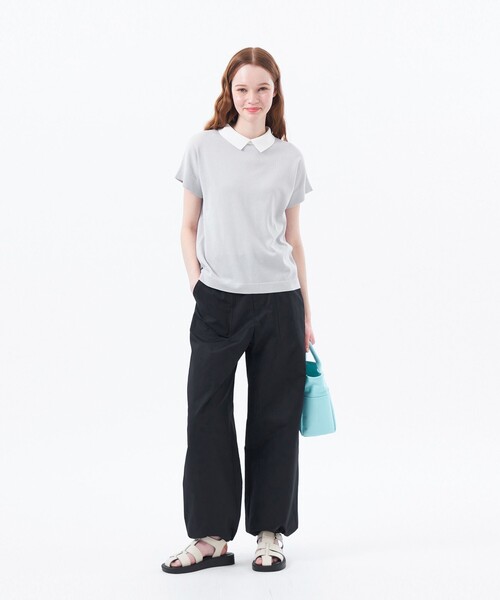 新品、未着用【Bicolor Knit Polo（バイカラーニットポロ）】 セール】BICOLOR KNIT POLO / バイカラーニットポロ（ニット
