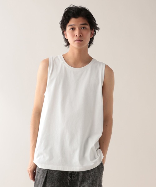 RAGEBLUE（レイジブルー）の「＜接触冷感機能付き＞【HIGH COOL/ハイクール】天竺/タンクトップ（タンクトップ・メンズ・ブラック/ホワイト・MEDIUM/LARGE）」の16枚目の写真