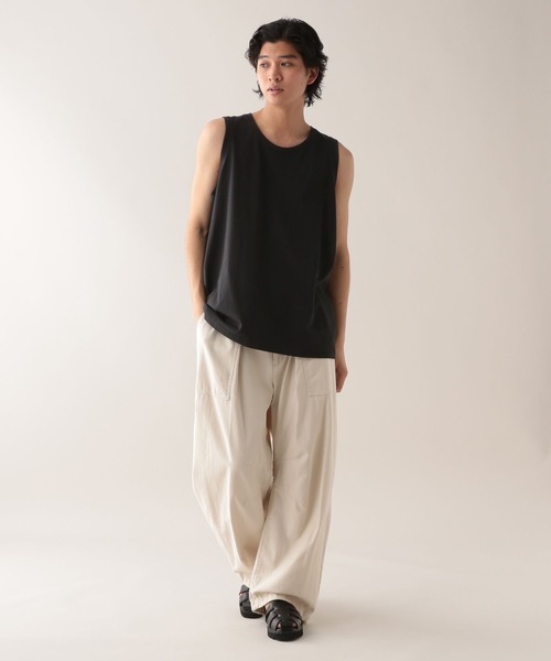 RAGEBLUE（レイジブルー）の「＜接触冷感機能付き＞【HIGH COOL/ハイクール】天竺/タンクトップ（タンクトップ・メンズ・ブラック/ホワイト・MEDIUM/LARGE）」の20枚目の写真