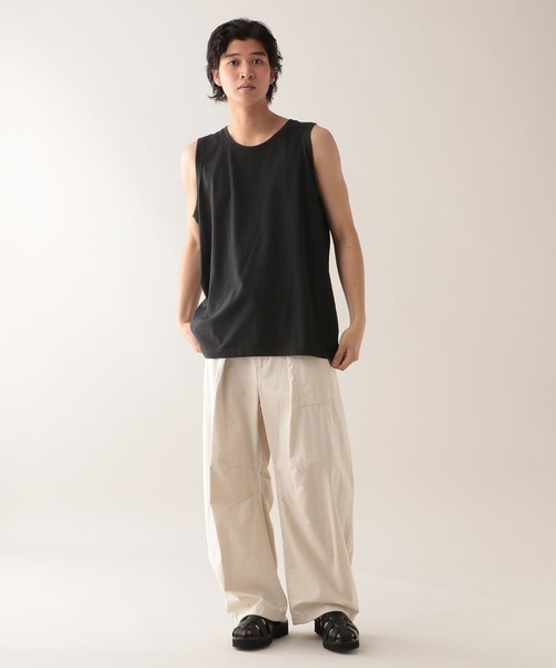 RAGEBLUE（レイジブルー）の「＜接触冷感機能付き＞【HIGH COOL/ハイクール】天竺/タンクトップ（タンクトップ・メンズ・ブラック/ホワイト・MEDIUM/LARGE）」の21枚目の写真