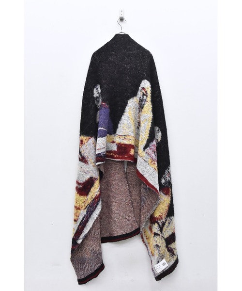 STOF(ストフ)の「STOF/ストフ/STAR MOHAIR KNIT BLANKET(ストール/ショール・メンズ・ブラック/ブルー・FREE)」の13枚目の写真