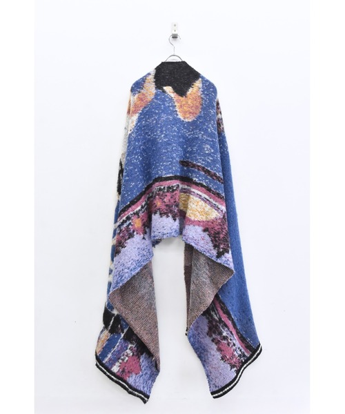 STOF(ストフ)の「STOF/ストフ/STAR MOHAIR KNIT BLANKET(ストール/ショール・メンズ・ブラック/ブルー・FREE)」の16枚目の写真
