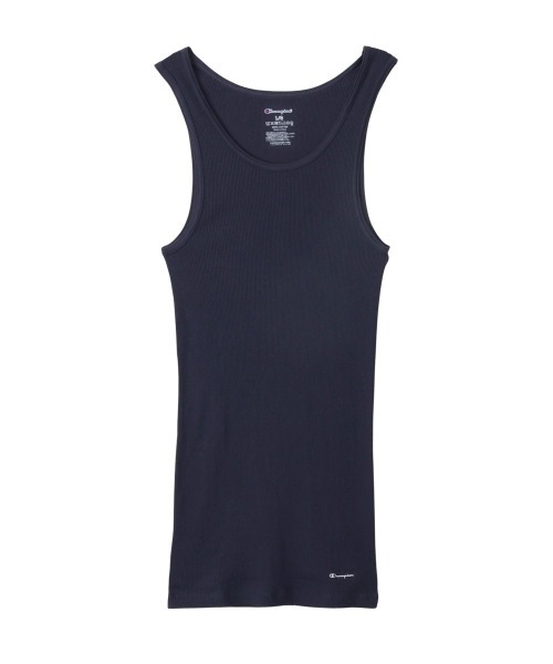 Champion（チャンピオン）の「【Champion/チャンピオン】メンズ 【2枚組】Aシャツ（タンクトップ・メンズ・チャコール/ホワイト/ブラック/ヘザーグレー・MEDIUM/LARGE/X-LARGE）」の4枚目の写真