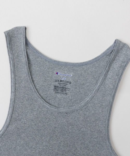 Champion（チャンピオン）の「【Champion/チャンピオン】メンズ 【2枚組】Aシャツ（タンクトップ・メンズ・チャコール/ホワイト/ブラック/ヘザーグレー・MEDIUM/LARGE/X-LARGE）」の17枚目の写真