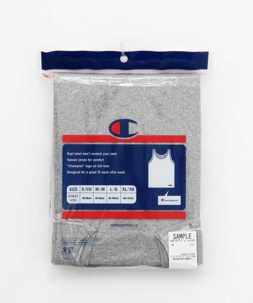 Champion（チャンピオン）の「【Champion/チャンピオン】メンズ 【2枚組】Aシャツ（タンクトップ・メンズ・チャコール/ホワイト/ブラック/ヘザーグレー・MEDIUM/LARGE/X-LARGE）」の19枚目の写真