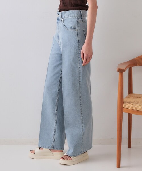 GAUZE#　ライトデニム　クリムトパンツ LIGHT DENIM KLIMT PANTS | Gauze – おんど en no youni hirogaru