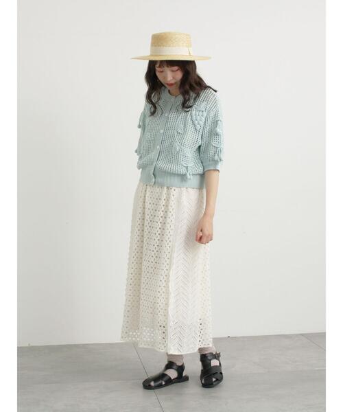 セール】【WEB限定 Sサイズ】オーバーレースキャミワンピース