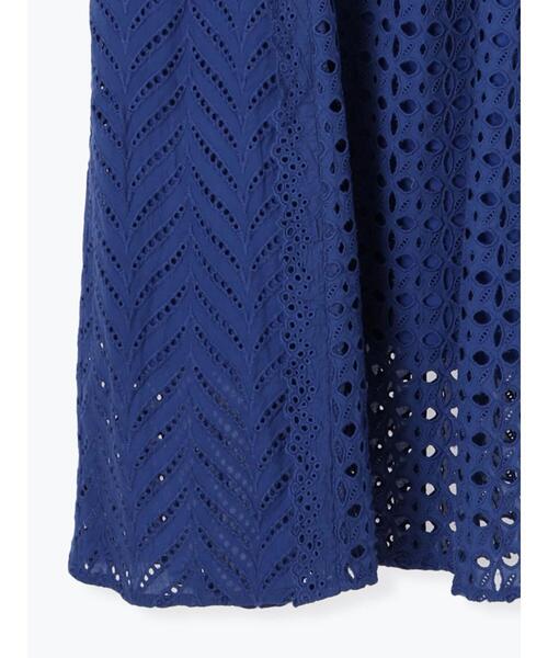 TSUHARU by Samansa Mos2（ツハルバイサマンサモスモス）の「【WEB限定 Sサイズ】オーバーレースキャミワンピース（ワンピース・レディース・ブルー/キナリ/ブラック・M/S）」の10枚目の写真