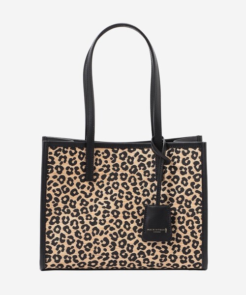 週末特別価格‼️MASTER&Co レオパード　トートバッグ COACH コーチ カーゴ トート NY ステッチ 刺繡 アニマル 2WAY