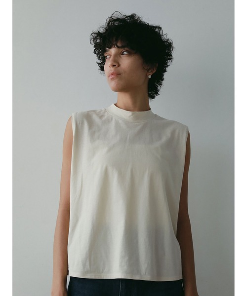 セール】ハイネックノースリーブプルオーバー（Tシャツ