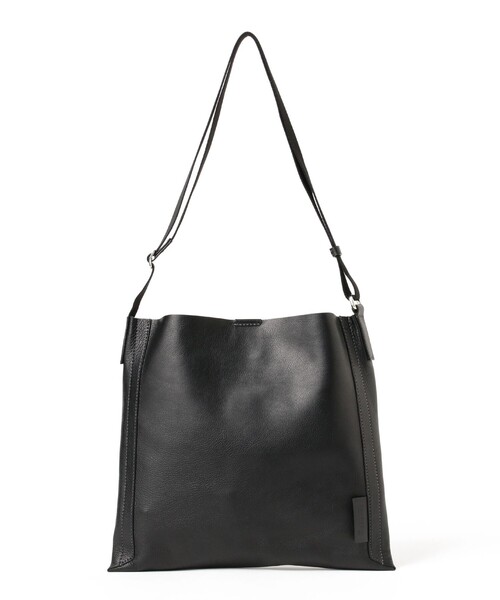 BEAMS F(ビームスエフ)の「Daniel & Bob / LINDO レザー ショルダーバッグ(トートバッグ・メンズ・オリーブ/ブラック・ONE SIZE)」の3枚目の写真