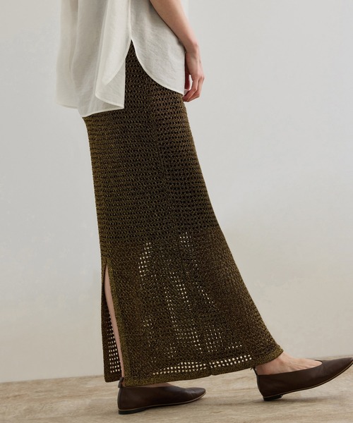 ロペ（ROPE’）/ラメメッシュスカート/セットアップ対応 セール】ラメメッシュスカート/セットアップ対応（スカート）｜ROPE