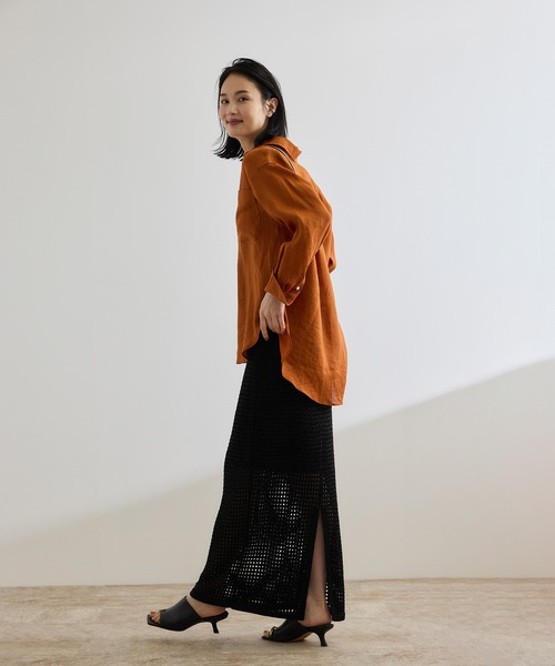 セール】ラメメッシュスカート/セットアップ対応（スカート）｜ROPE