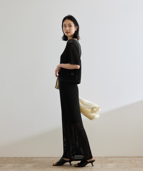 セール】ラメメッシュスカート/セットアップ対応（スカート）｜ROPE