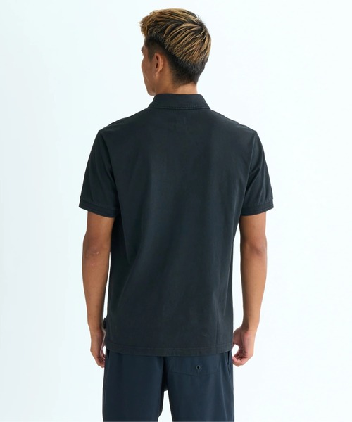 Quiksilver（クイックシルバー）の「BUBBLE POLO /クイックシルバー半袖ポロシャツ（ポロシャツ・メンズ・ホワイト/ブラック・MEDIUM/X-LARGE/LARGE）」の4枚目の写真