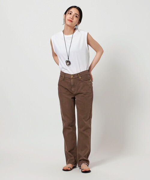 upperhights（アッパーハイツ）の「【別注】＜upper hights＞THE ELISA デニムパンツ（デニムパンツ・レディース・ブラウン系/コバルトブルー・S/M/XXS/XS）」の15枚目の写真