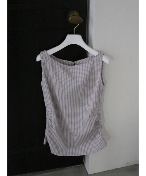 セール】boat neck check tops（Tシャツ/カットソー）｜Katrin TOKYO