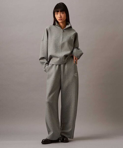 カルバンクライン　ハーフスリーブトレーナー セール】ロングスリーブ ハーフジッププルオーバー（ブルゾン