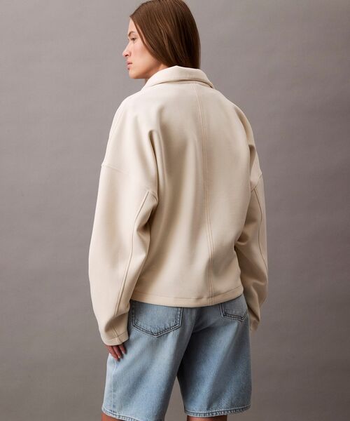 カルバンクライン　ハーフスリーブトレーナー セール】ロングスリーブ ハーフジッププルオーバー（ブルゾン