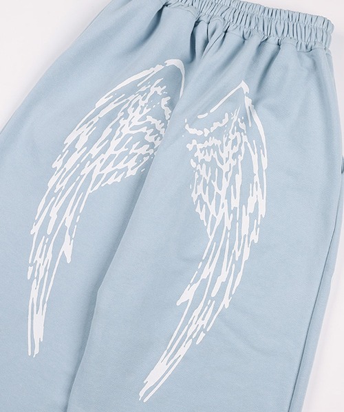 FANCY CLUB(ファンシークラブ)の「FANCY CLUB/ファンシークラブ ANGEL VINTAGE SWEATPANTS スウェットパンツ(スウェットパンツ・レディース・ブラック/スカイブルー/ベビーピンク/グレー・ONE SIZE)」の12枚目の写真