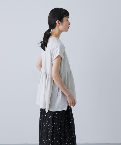 かぐれ（カグレ）の「ウエストギャザーフレンチプルオーバー（Tシャツ