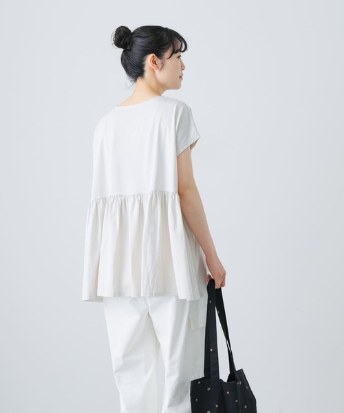 かぐれ（カグレ）の「ウエストギャザーフレンチプルオーバー（Tシャツ