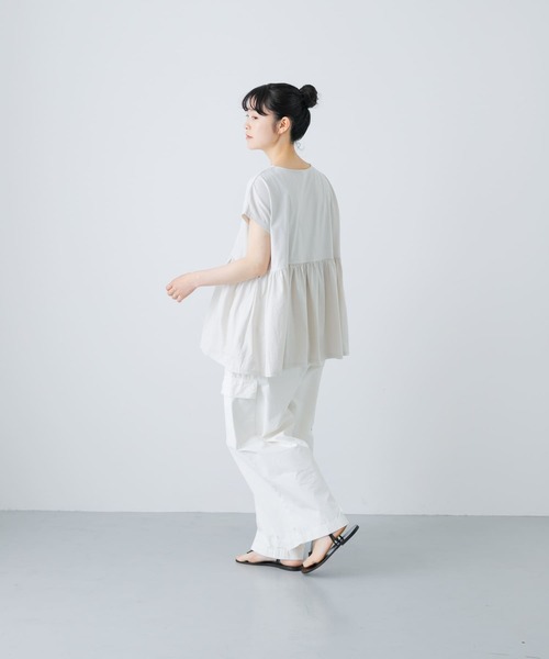 【美品】【完売品】かぐれウエストギャザーフレンチプルオーバー かぐれ（カグレ）の「ウエストギャザーフレンチプルオーバー（Tシャツ