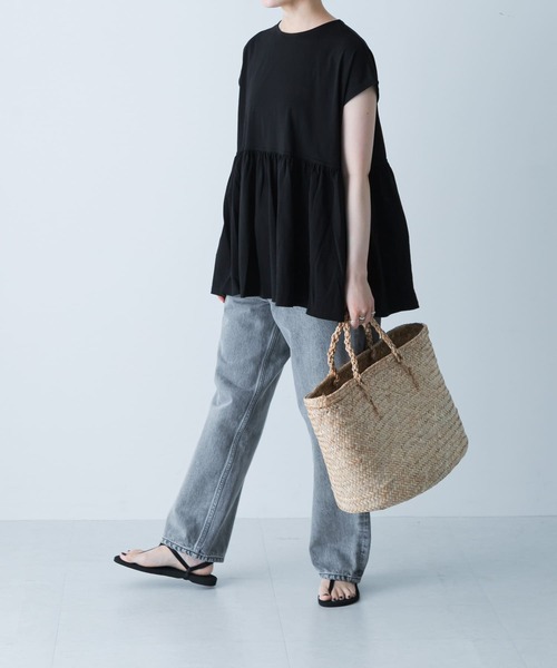 かぐれ（カグレ）の「ウエストギャザーフレンチプルオーバー（Tシャツ