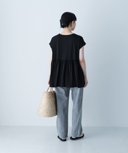 かぐれ スウェット カットソー プルオーバー　チャコール 3953282_base.jpg