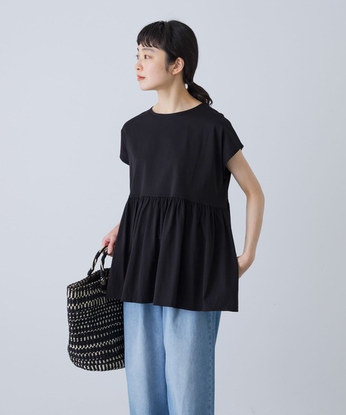 かぐれ（カグレ）の「ウエストギャザーフレンチプルオーバー（Tシャツ