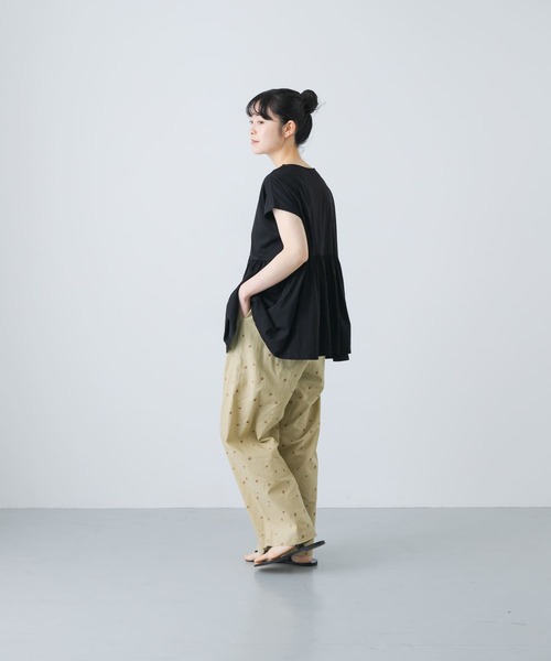 かぐれ スウェット カットソー プルオーバー　チャコール 3953282_base.jpg