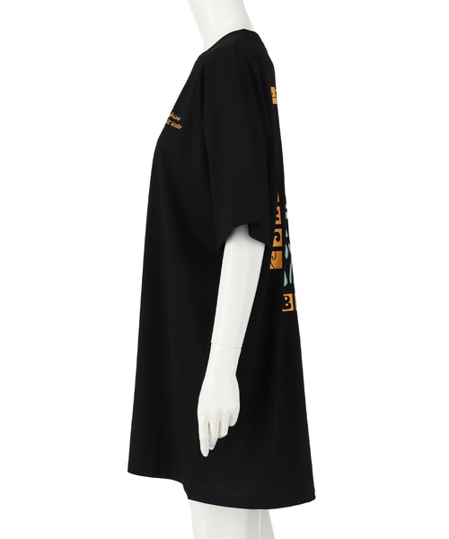 anap mimpi(アナップミンピ)の「SUN & SEA サーフプリントビッグTシャツワンピース(ワンピース・レディース・ブラウン/ブラック/キナリ/ブルー・FREE)」の20枚目の写真