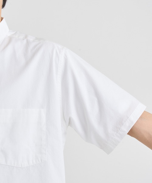 nanamica(ナナミカ)の「【nanamica / ナナミカ】Regular Collar Wind S/S Shirt(シャツ/ブラウス・メンズ・ホワイト/サックスブルー・M/L)」の19枚目の写真