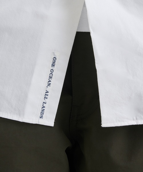 nanamica(ナナミカ)の「【nanamica / ナナミカ】Regular Collar Wind S/S Shirt(シャツ/ブラウス・メンズ・ホワイト/サックスブルー・M/L)」の15枚目の写真