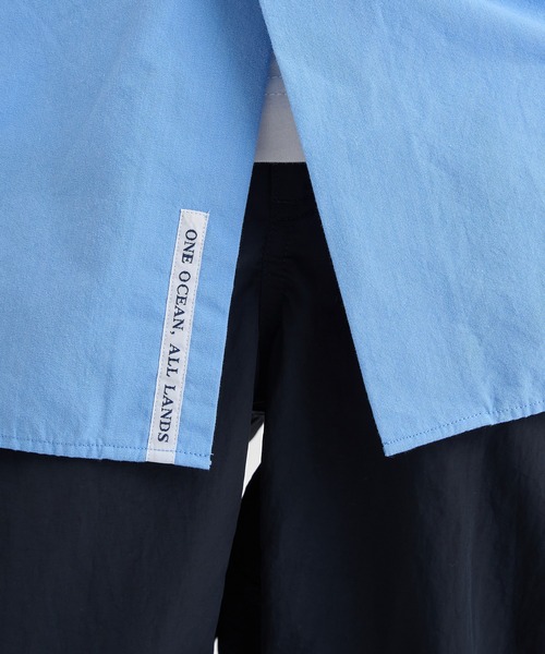 nanamica(ナナミカ)の「【nanamica / ナナミカ】Regular Collar Wind S/S Shirt(シャツ/ブラウス・メンズ・ホワイト/サックスブルー・M/L)」の3枚目の写真