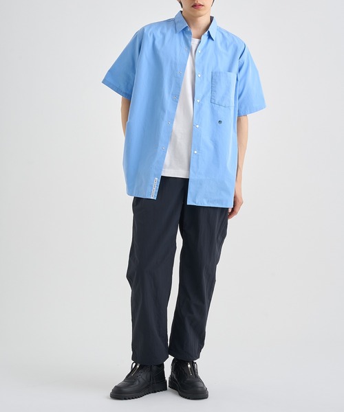 nanamica(ナナミカ)の「【nanamica / ナナミカ】Regular Collar Wind S/S Shirt(シャツ/ブラウス・メンズ・ホワイト/サックスブルー・M/L)」の14枚目の写真