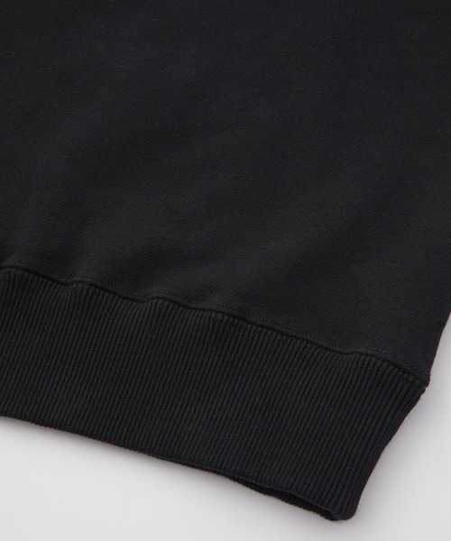 X-girl（エックスガール）の「WING LOGO PATCH CREWNECK SWEAT TOP（スウェット・レディース・アッシュ/ブラック・S/M/L）」の8枚目の写真