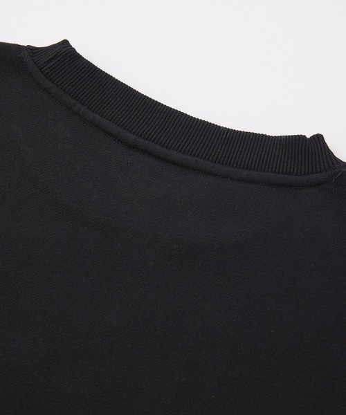 X-girl（エックスガール）の「WING LOGO PATCH CREWNECK SWEAT TOP（スウェット・レディース・アッシュ/ブラック・S/M/L）」の9枚目の写真