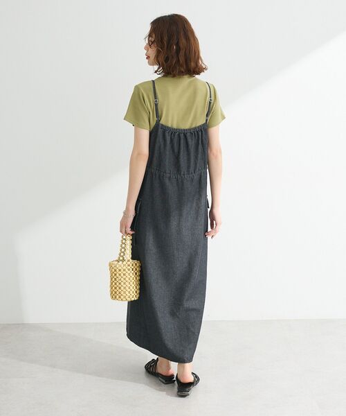 Green Parks(グリーンパークス)の「フライスコンパクトTシャツ(Tシャツ/カットソー・レディース・ブラウン/オフホワイト/その他7/カーキ/ブラック・FREE)」の8枚目の写真