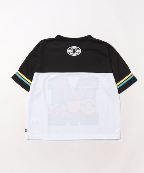 MINIONS（ミニオンズ）の「ミニオン ユニフォーム Tシャツ 0459K （ボトムス別売）（Tシャツ/カットソー・キッズ・イエロー/ブラック・140cm/100cm/120cm/130cm/110cm）」の3枚目の写真