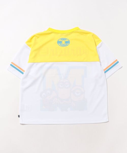 MINIONS（ミニオンズ）の「ミニオン ユニフォーム Tシャツ 0459K （ボトムス別売）（Tシャツ/カットソー・キッズ・イエロー/ブラック・140cm/100cm/120cm/130cm/110cm）」の4枚目の写真