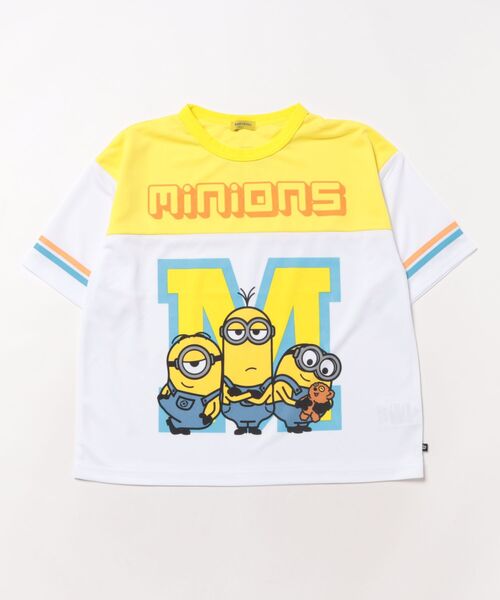 MINIONS（ミニオンズ）の「ミニオン ユニフォーム Tシャツ 0459K （ボトムス別売）（Tシャツ/カットソー・キッズ・イエロー/ブラック・140cm/100cm/120cm/130cm/110cm）」の5枚目の写真