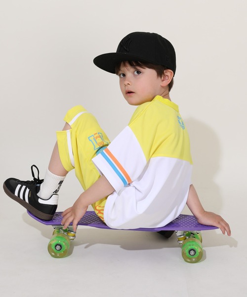 MINIONS（ミニオンズ）の「ミニオン ユニフォーム Tシャツ 0459K （ボトムス別売）（Tシャツ/カットソー・キッズ・イエロー/ブラック・140cm/100cm/120cm/130cm/110cm）」の8枚目の写真