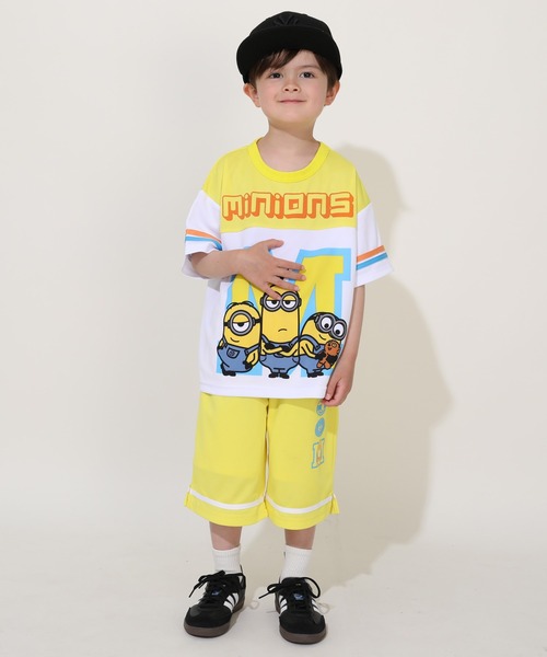 MINIONS（ミニオンズ）の「ミニオン ユニフォーム Tシャツ 0459K （ボトムス別売）（Tシャツ/カットソー・キッズ・イエロー/ブラック・140cm/100cm/120cm/130cm/110cm）」の6枚目の写真