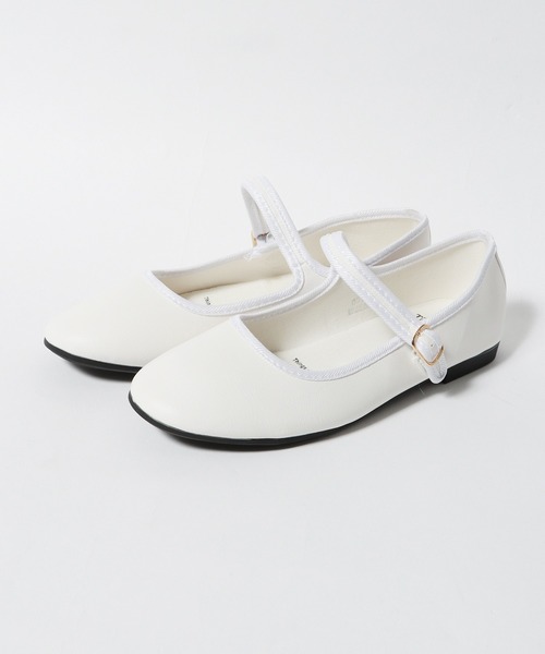 ROOPTOKYO(ループトウキョウ)の「ストラップシューズ メリージェーン(バレエシューズ・レディース・ホワイト/ブラウン系・25.0cm/24.0cm/23.5cm/23.0cm)」の3枚目の写真