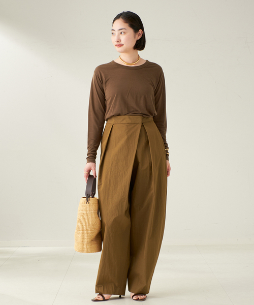 plage(プラージュ)の「RIAM ナイロンWRAP PT(その他パンツ・レディース・ベージュ/ブラウン・34/36/38)」の5枚目の写真
