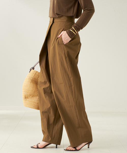 最終値下げ新品　RIAM plage ナイロン　WRAPパンツ plage（プラージュ）の「RIAM ナイロンWRAP PT（その他パンツ）」 - WEAR