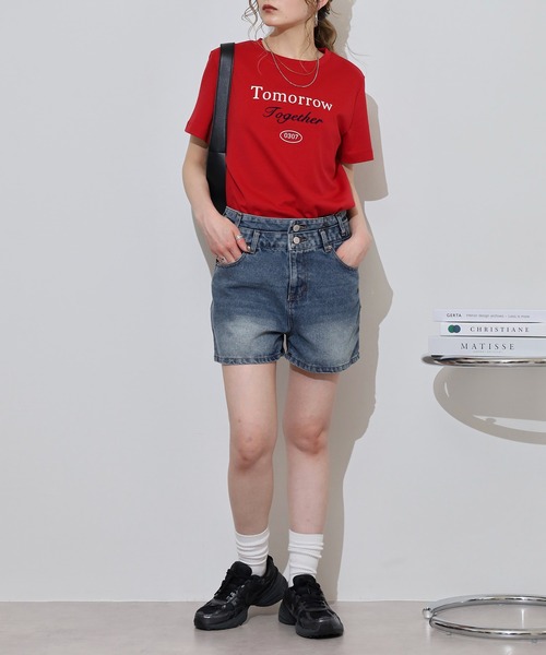FUNALIVE(ファンアライブ)の「.worksデニムショートパンツ(デニムパンツ・レディース・ライトブルー/ブルー/チャコールグレー・61/64)」の15枚目の写真