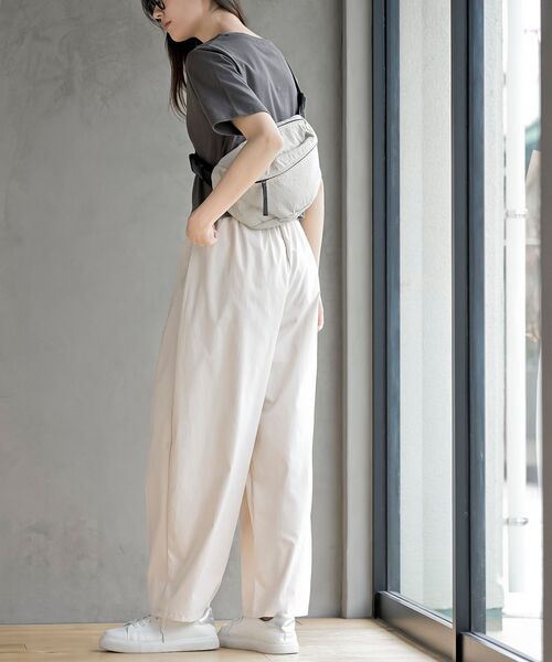 rps（アールピーエス）の「リラックスワイドパンツ（その他パンツ・レディース・アイボリー/ネイビー・フリー）」の6枚目の写真