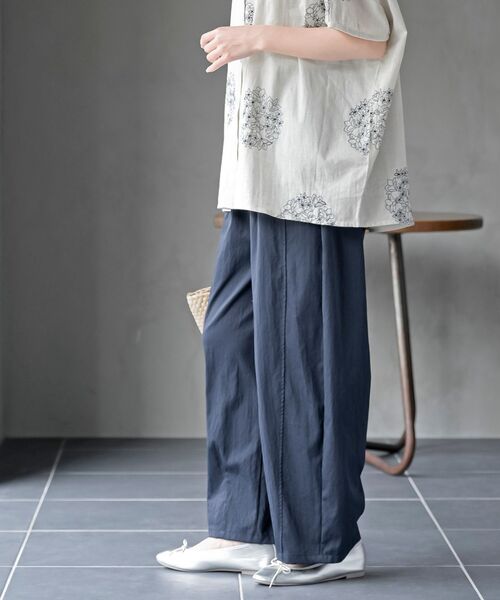 rps（アールピーエス）の「リラックスワイドパンツ（その他パンツ・レディース・アイボリー/ネイビー・フリー）」の13枚目の写真